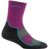 Darn Tough Light Hiker Jr. Micro Crew Light Cushion Sock – Girl’s (Clover, Medium)