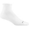 Darn Tough Men’s 1/4 Ultra-Lightweight Run Sock (Style 1034) -(White)