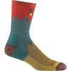 Darn Tough Men’s Number 2 Micro Crew Midweight with Cushion Sock (Style 1974)(Teal)