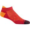 Darn Tough Men’s Run No Show Tab Ultra-Lightweight Running Sock (Style 1033) -(Race Red)