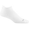 Darn Tough Men’s Run No Show Tab Ultra-Lightweight Running Sock (Style 1033) -(White)