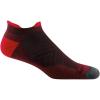 Darn Tough Men’s Run No Show Tab Ultra-Lightweight with Cushion – Merino Wool Socks for Running(Burgundy)