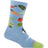 Darn Tough (Style 6054) Everyday Socks for Women, Farmer’s Market Crew Lightweight Merino Wool Socks(Sky)