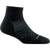 Darn Tough Vermont Run 1/4 Ultra-Lightweight with Cushion(Black)