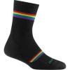 Darn Tough Vermont Women’s Prism Micro Crew Lightweight Running Sock (Style 1115)(Black)
