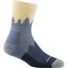 Darn Tough Vermont Women’s Treeline Micro Crew Midweight with Cushion Hiking Sock (Style 1971)(Light Denim)