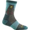Darn Tough Women’s Bear Town Micro Crew Lightweight with Cushion Sock (Style 1970) -(Aqua)