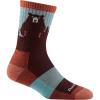 Darn Tough Women’s Bear Town Micro Crew Lightweight with Cushion Sock (Style 1970) -(Burgundy)