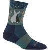 Darn Tough Women’s Critter Club Micro Crew Lightweight with Cushion Sock (Style 5001) -(Eclipse)
