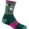 Darn Tough Women’s Critter Club Micro Crew Lightweight with Cushion Sock (Style 5001) -(Moss)