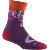 Darn Tough Women’s Northwoods Micro Crew Lightweight Hiking Sock (Style 5013) -(Nightshade)