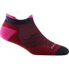 Darn Tough Women’s Run No Show Tab Ultra-Lightweight Running Sock (Style 1047) -(Burgundy)