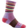 Darn Tough Women’s Sobo Micro Crew Lightweight Hiking Sock (Style 1977) -(Plum Stripe)