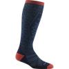 Darn Tough Women’s Traverse OTC Lightweight with Padded Shin Ski and Snowboard Sock (Style 8022) -(Eclipse)