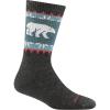 Darn Tough Women’s Vanna Grizzle Boot Midweight Hiking Socks, Merino Wool Crew, Breathable Lightweight Hiking Gear(Charcoal)