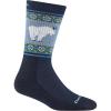 Darn Tough Women’s Vanna Grizzle Boot Midweight Hiking Socks, Merino Wool Crew, Breathable Lightweight Hiking Gear(Goat Blue)