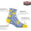 Darn Tough Women’s Fruit Stand Shorty Lightweight Lifestyle Sock (Style 6102)(Country Blue)