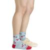 Darn Tough Women’s Fruit Stand Shorty Lightweight Lifestyle Sock (Style 6102)(Country Blue)