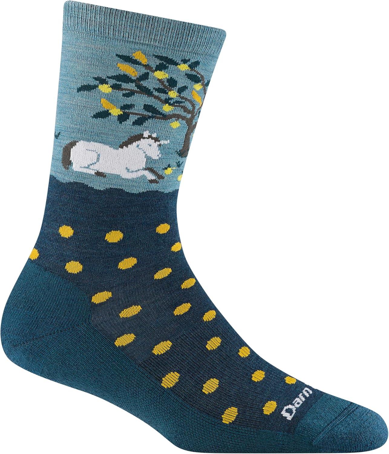 imageDarn Tough Womens Wildlife Lightweight Lifestyle Cushioned Crew Sock Style 6105Dark Teal