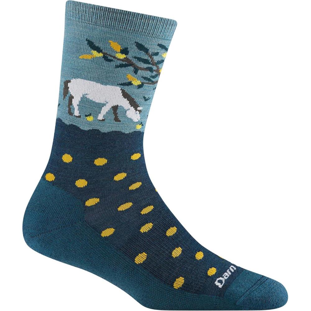 imageDarn Tough Womens Wildlife Lightweight Lifestyle Cushioned Crew Sock Style 6105Dark Teal